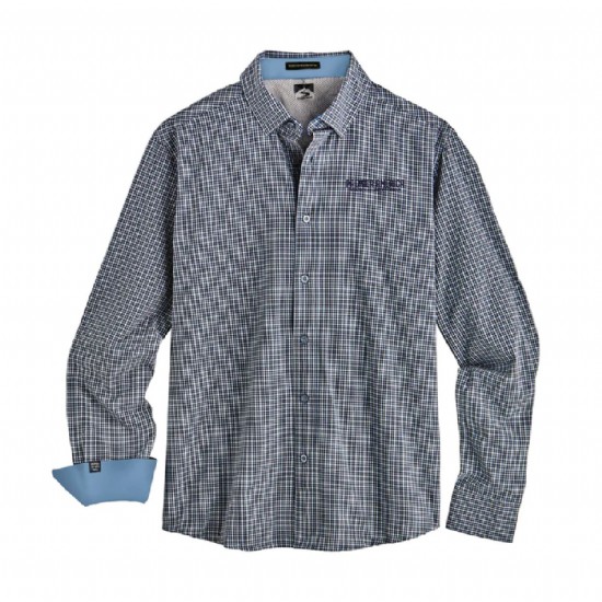 Storm Creek Men's Infuencer Microplaid with Solid Cuff #3
