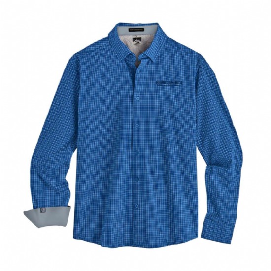 Storm Creek Men's Infuencer Microplaid with Solid Cuff #4