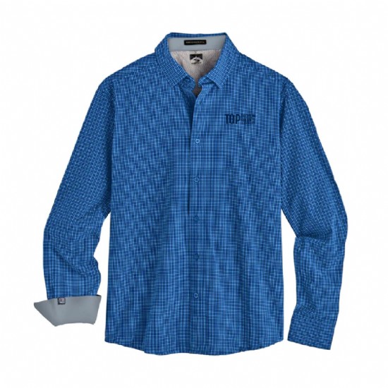 Storm Creek Men's Infuencer Microplaid with Solid Cuff #8