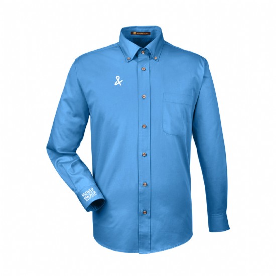 Easy Blend Long-Sleeve Twill Shirt with Stain-Release #2