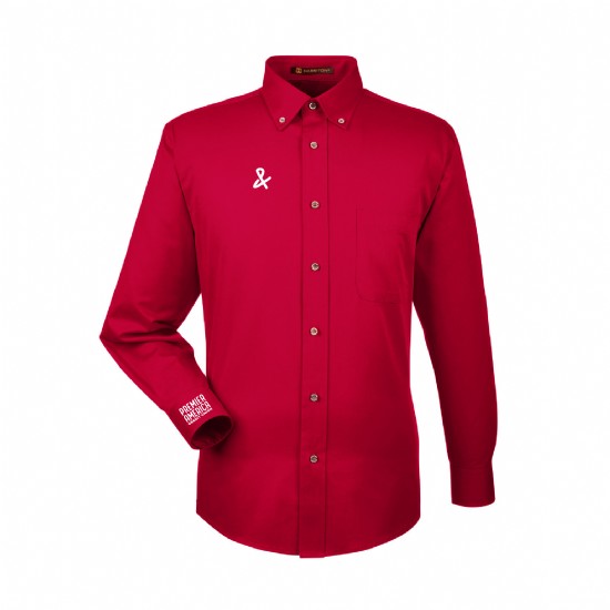 Easy Blend Long-Sleeve Twill Shirt with Stain-Release #3