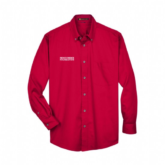 Easy Blend Long-Sleeve Twill Shirt with Stain-Release #9
