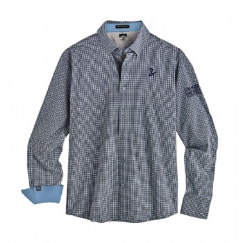 Storm Creek Men's Infuencer Microplaid with Solid Cuff
